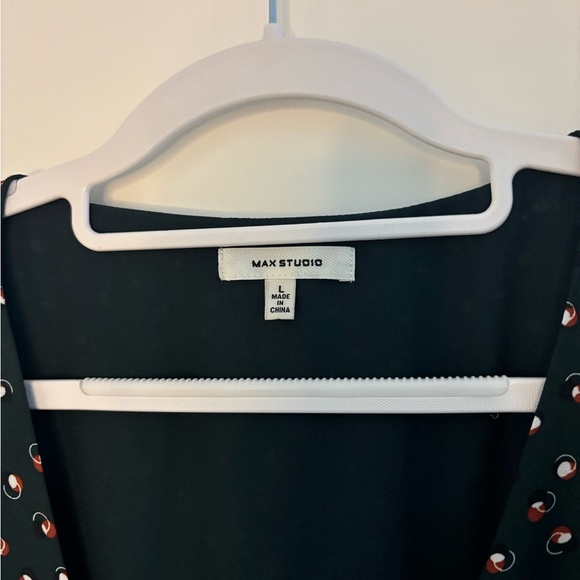 Max Studio Green Wrap Dress - Picture 8 of 8